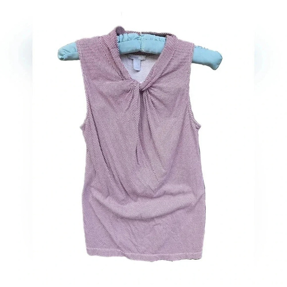 Old Navy, Size XS, Red Gingham Sleeveless Top - Picture 6 of 15